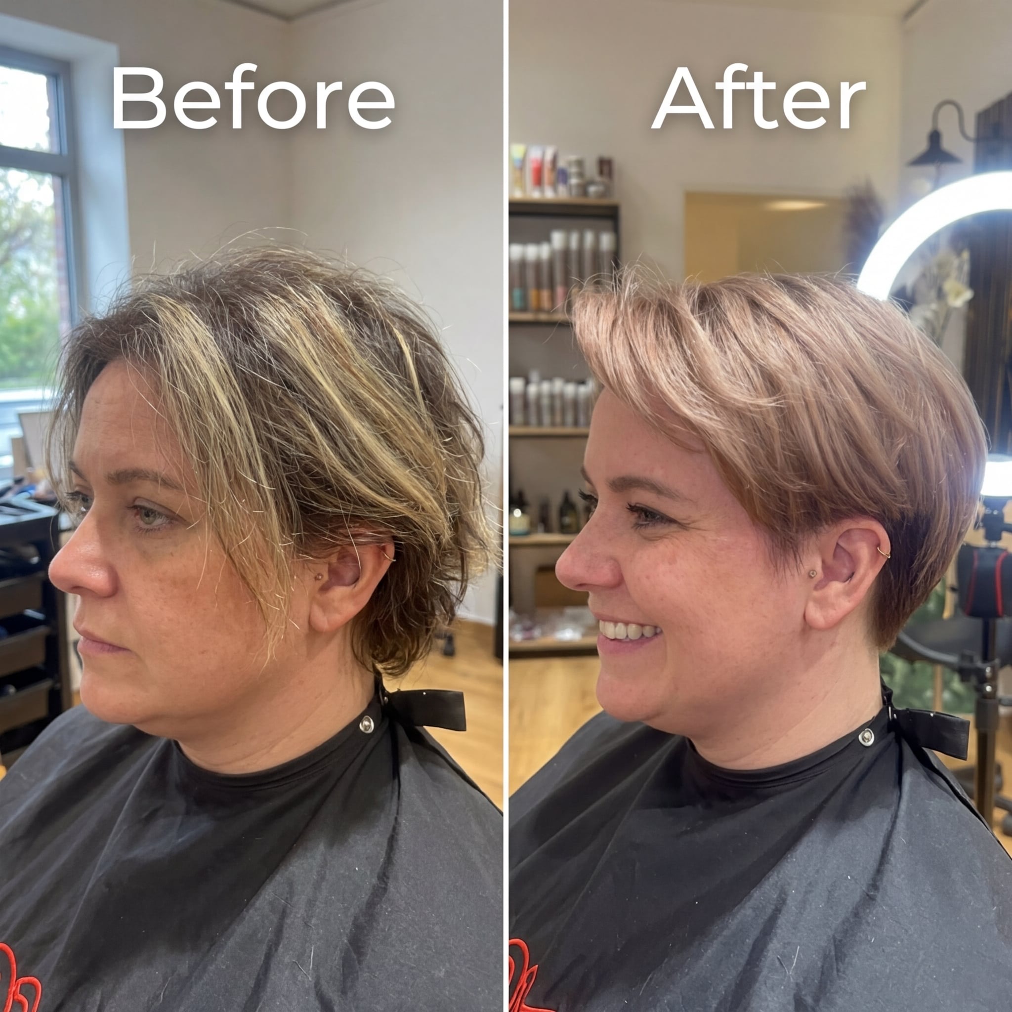 Femininer Layerschnitt – Michael T. Friseursalon Nienberge