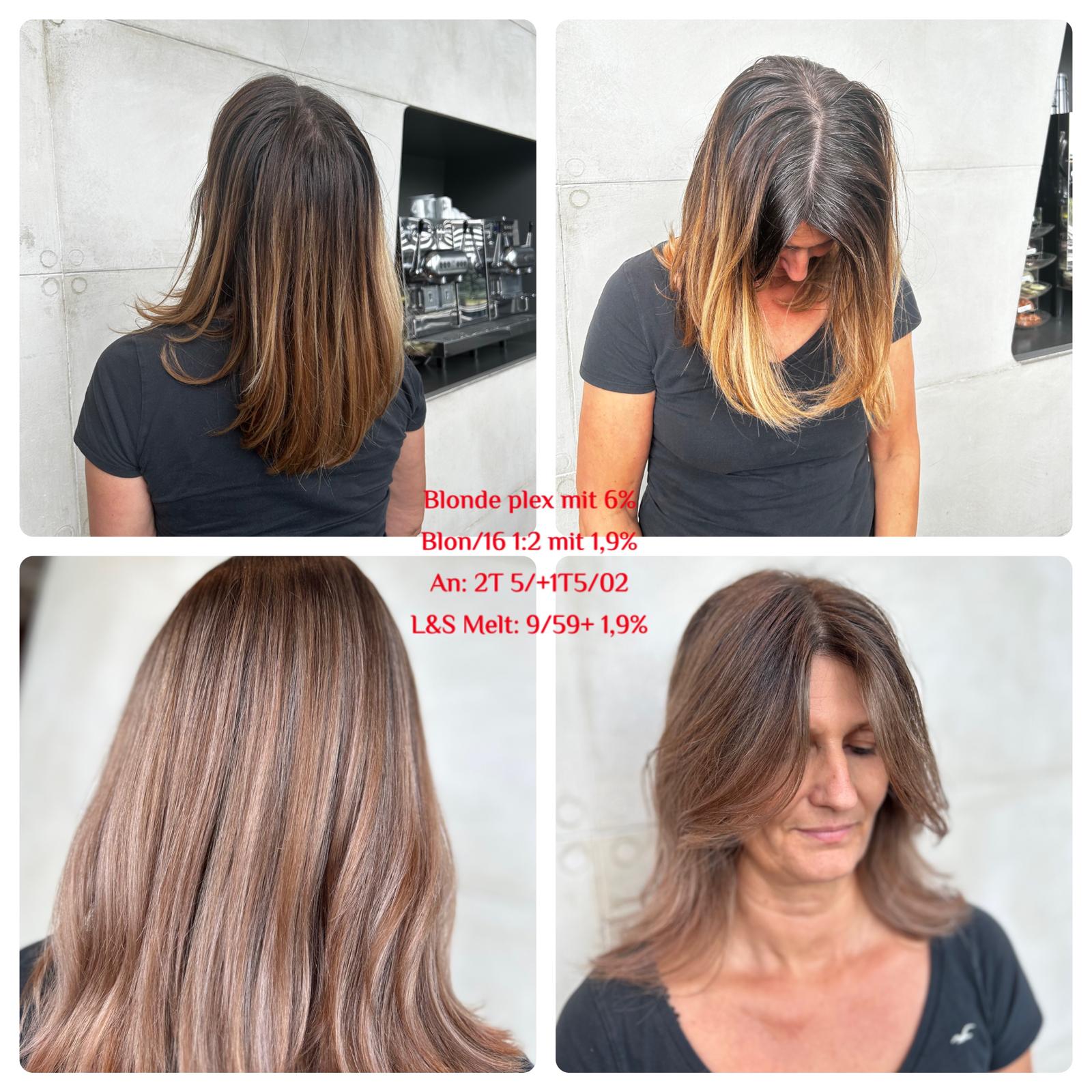 Haarfarbe Ergebnis – Blonde Plex Melt