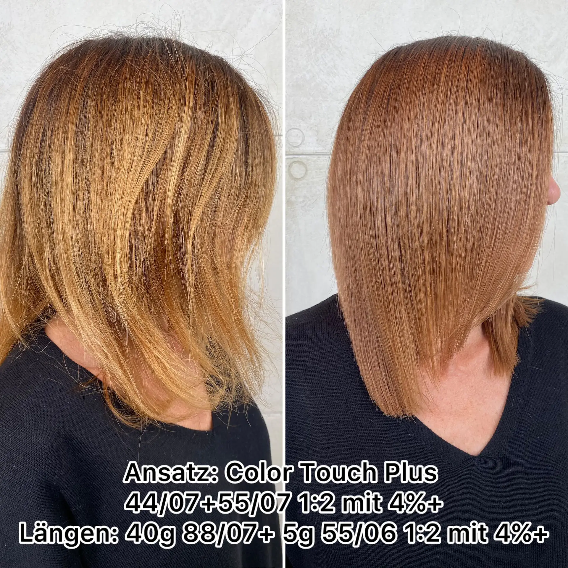 Color Touch Plus – Kupfer Vorher-Nachher