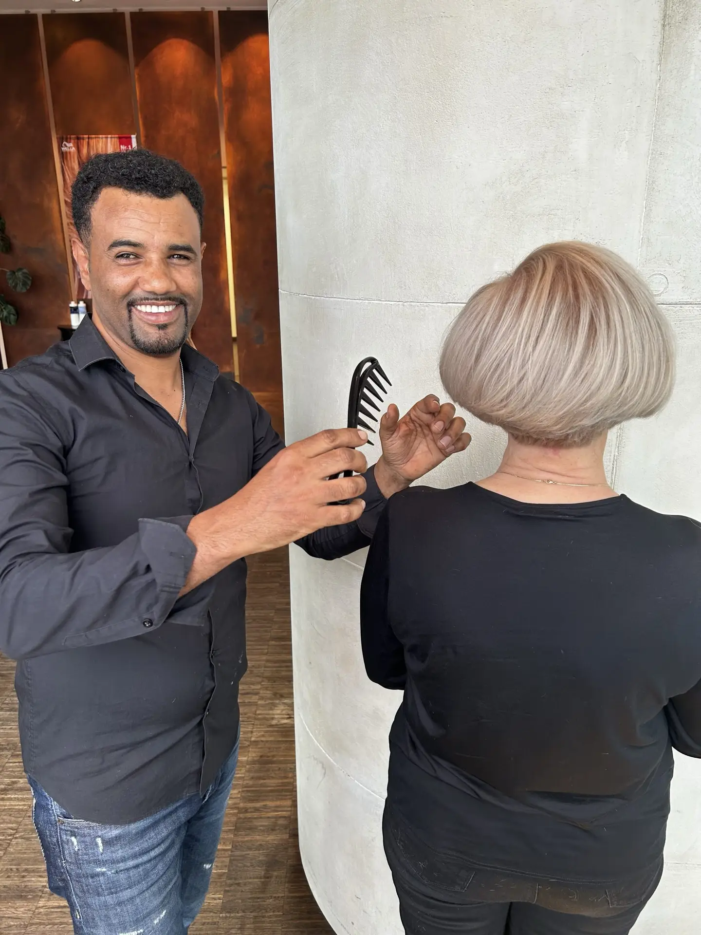 Michael T. – Friseurmeister bei der Arbeit