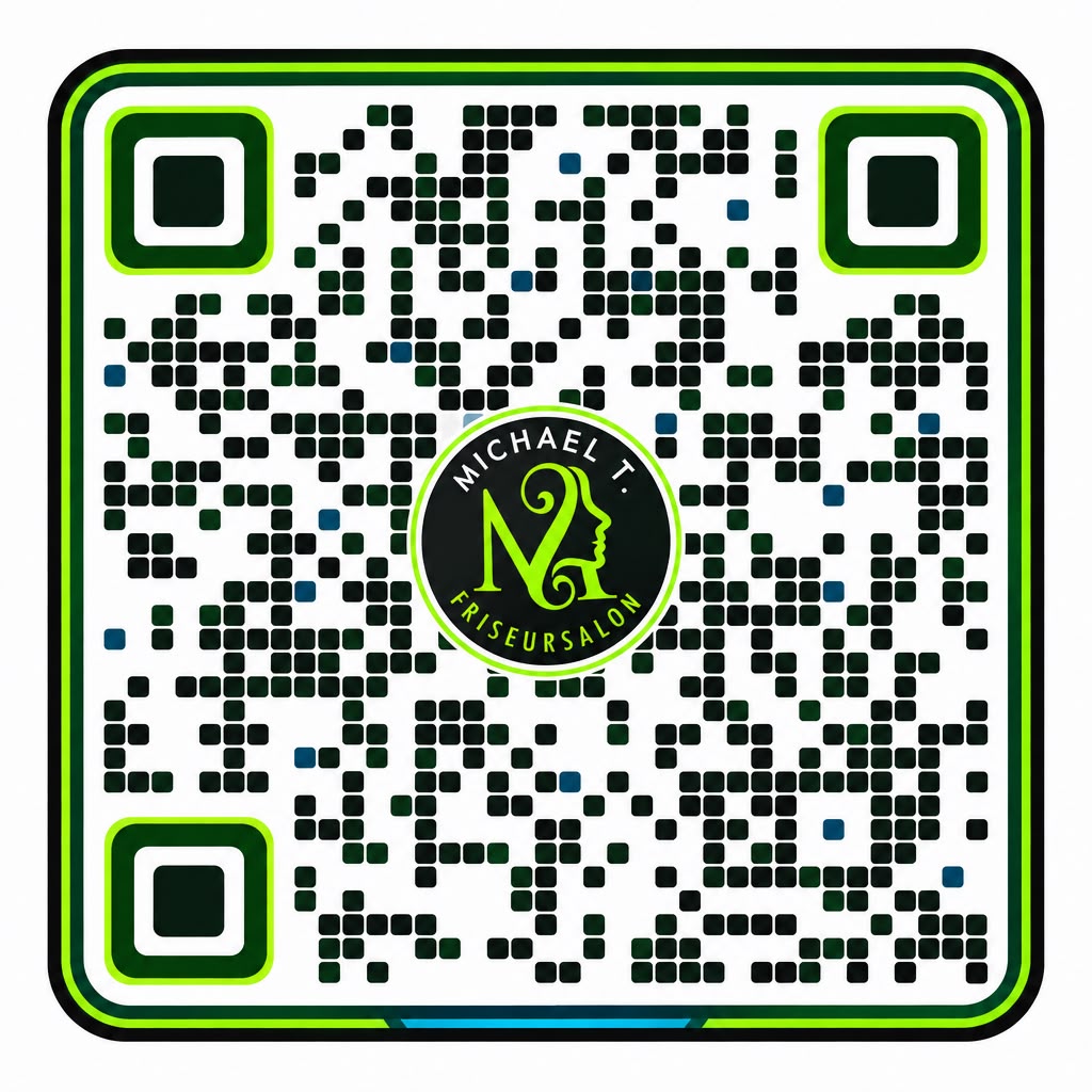 QR Code – Google Bewertung Michael T. Friseursalon